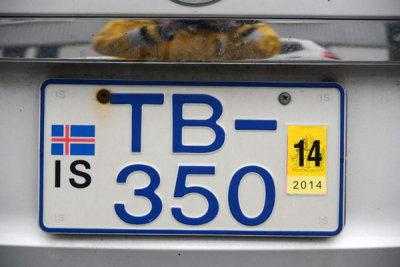 Licenseplate - Iceland