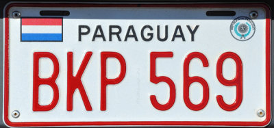 Paraguay License Plate