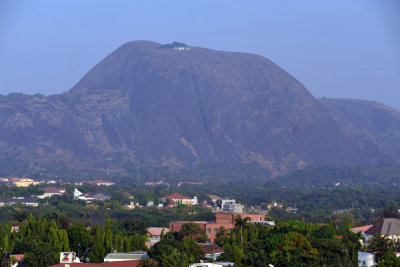 Aso Rock from the Abuja Hilton