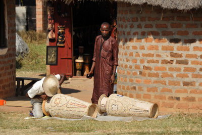Some of the pieces are made by craftsmen on site