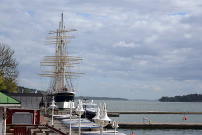 1903 Barque Pommern in her home port of Mariehamn