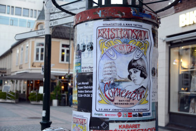 Poster for the 2015 Kristiansand Tattoo Convention, Christiansholm Festning