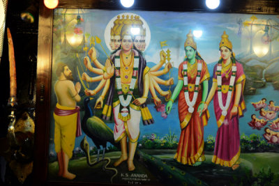 Painting of Maha Devale, Kataragama Temple