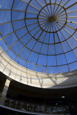 Glass dome of the Almaty shopping center, Republic Square