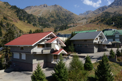 Shymbulak mountain resort village, Kazakhstan