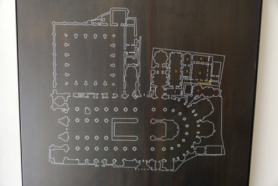 Floor plan of Toledo Cathedral, Cloister and Treasury Museum