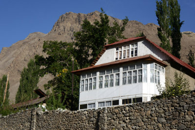 Old house overlooking the Ghund River, Khorog GBAO