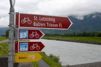 Cycleway - Liechtensteinr Rheintalroute, 5 Schössertour