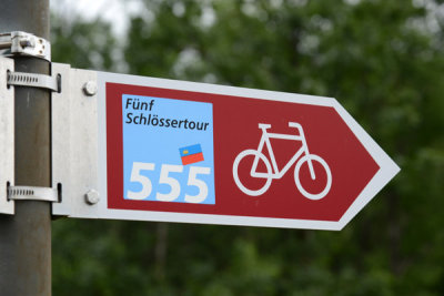 Liechtenstein Fünf Schössertour Fahrradweg
