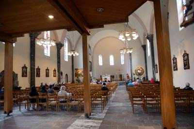 Interior of St. Nikolaus Kirche, Balzers, Liechtenstein