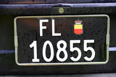 Licenseplate, Fürstenturm Liechtenstein
