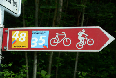 Liechtensteiner Rheintalroute cycleway