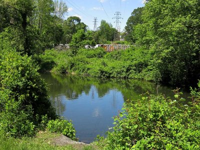Canal and Train