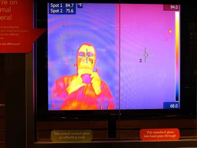 Low-E Glass Thermograph