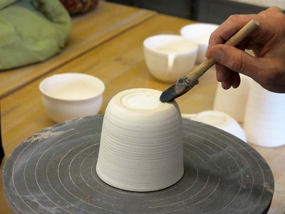 Applying Wax Resist