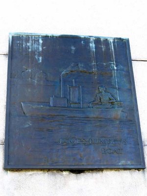 Plaque Showing Boat