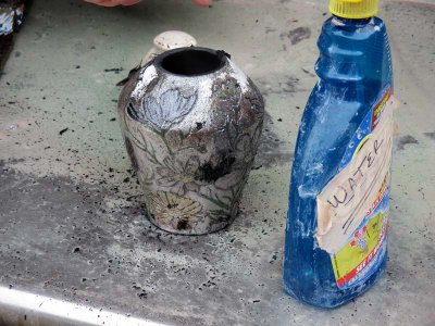 Flower Decorated Jar