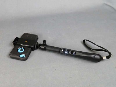 Phone in Clamp