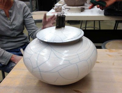 Raku Fired Jar