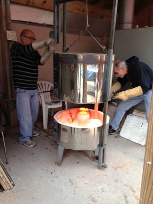 Raku Kiln Opening