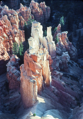 Stone Light Pillars at Bryce K Nov 1990