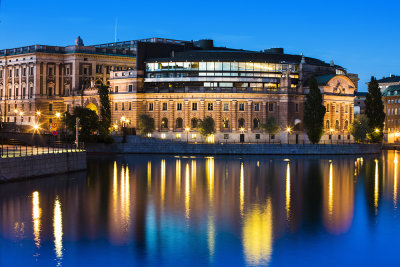 Stockholm Parlament - Summer night