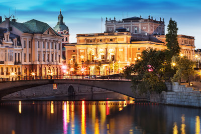 Stockholm Opera House - Summer night