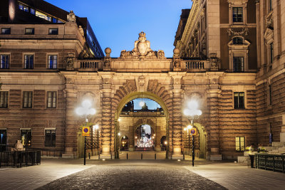 Stockholm Parlament - Summer night