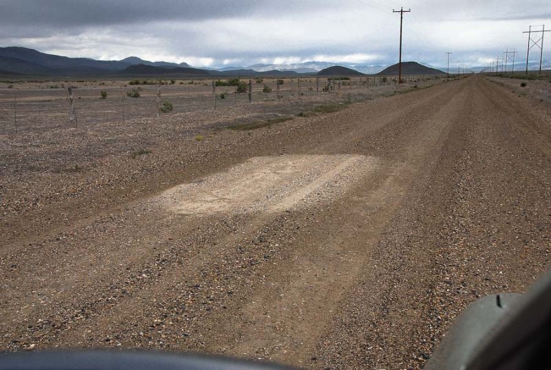 So-called dry spot in road is actually something more sinister