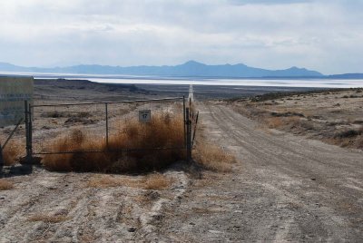 Northern boundary of the Utah Test and Training Range (UTTR)