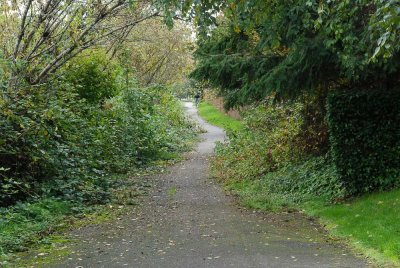 Looking south at north end of major problem area