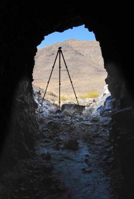 Standing guard at the mine