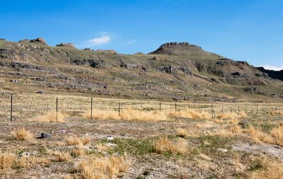 Looking southeast at a ridge in the Utah Test and Training Range