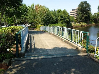 Trail bridge (looking northwest)
