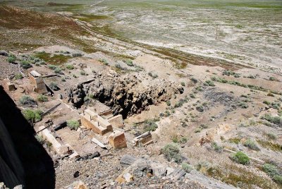 Remnants of a quarry structure