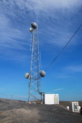 Tower atop Lakeside Butte