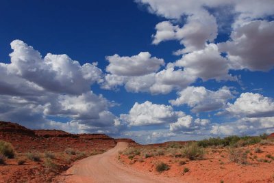 Puffy clouds