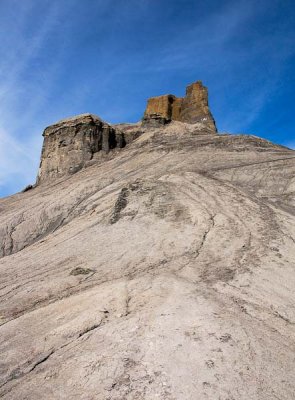 Twin summits of Blue Castle