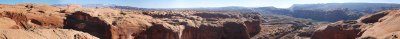 Pano from domes above Corona Arch