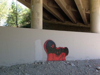 Graffiti under I-90... 0450