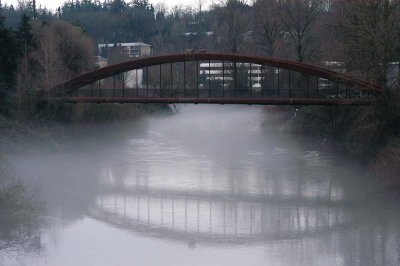 A moody river with two names