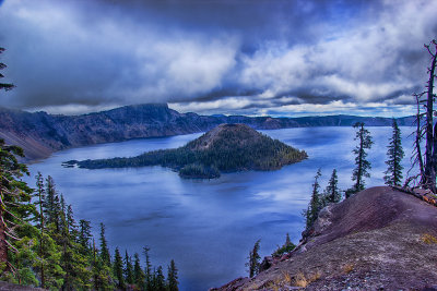 Wizard Island. Crater Lake.