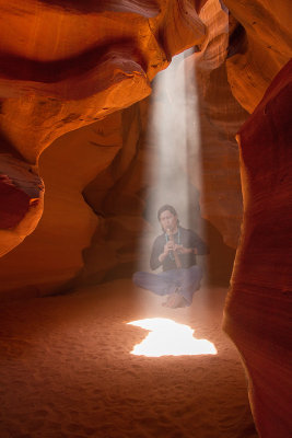 The Navajo Spirit of Antelope Canyon.