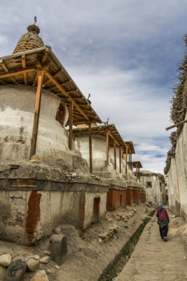 Chortens in Lo Manthang 