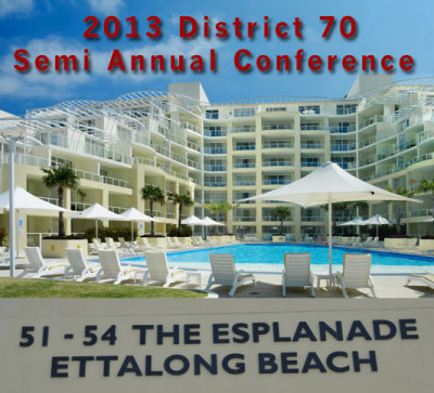 2013 District 70 Semi Annual Conference