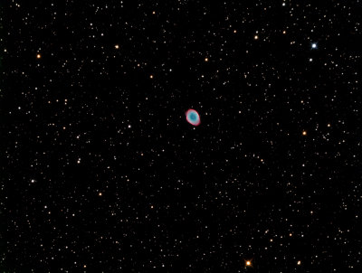 M 57, la Nbuleuse de la Lyre ou de l'Anneau