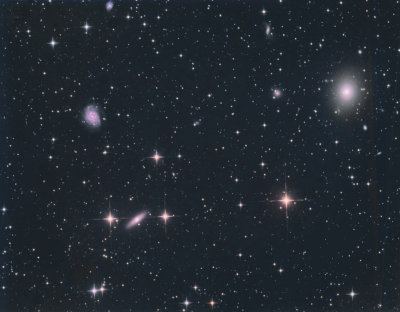 Champ galactique autour de M 49