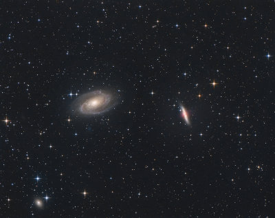 M 81  M 82, les Galaxies de Bode