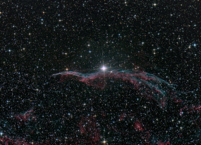 NGC 6960 dans les Dentelles du Cygne