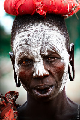 Mursi people - Old woman